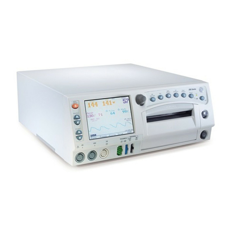 GE Corometrics 250cx Series User manual