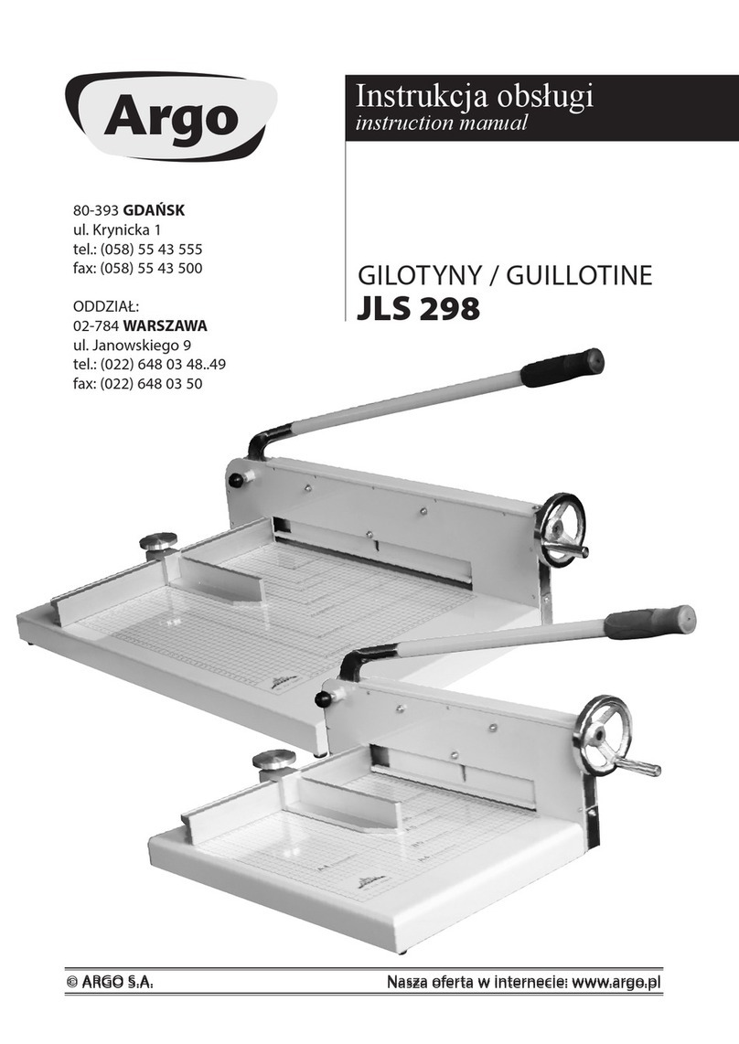 Argo JLS 298 instruction manual