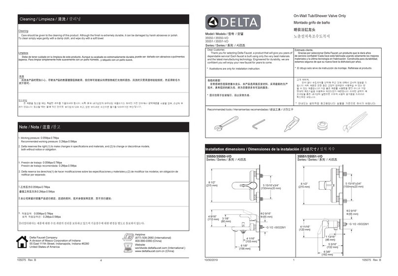 Delta 35550 Series User manual Delta 35550 Series User manual