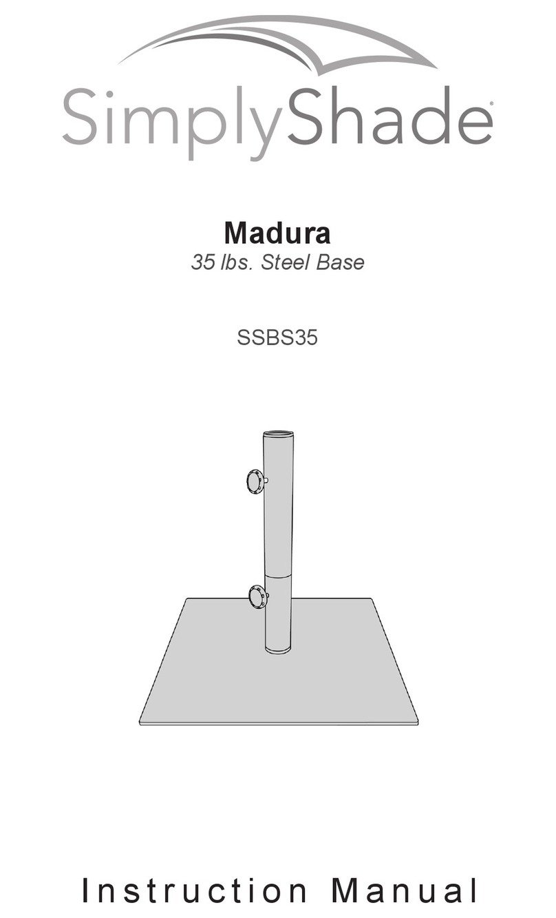 Simply Shade Madura SSBS35 User manual