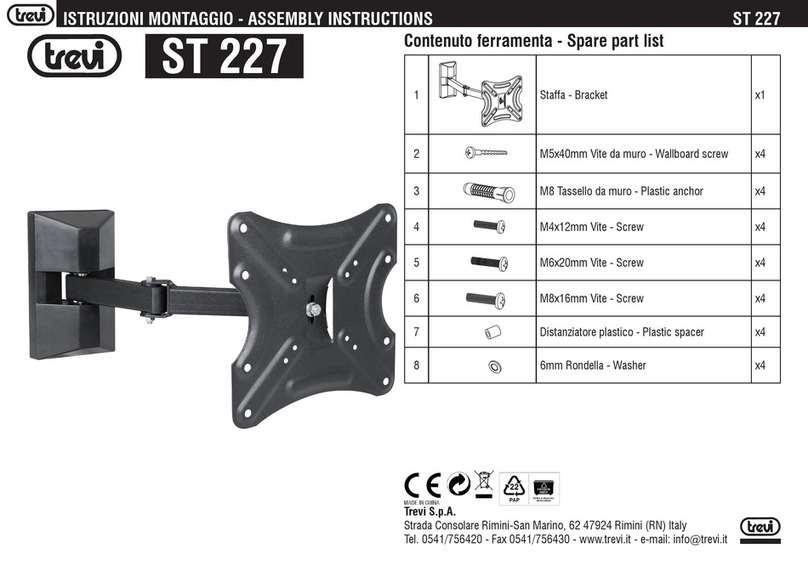 Trevi ST 227 Assembly instructions