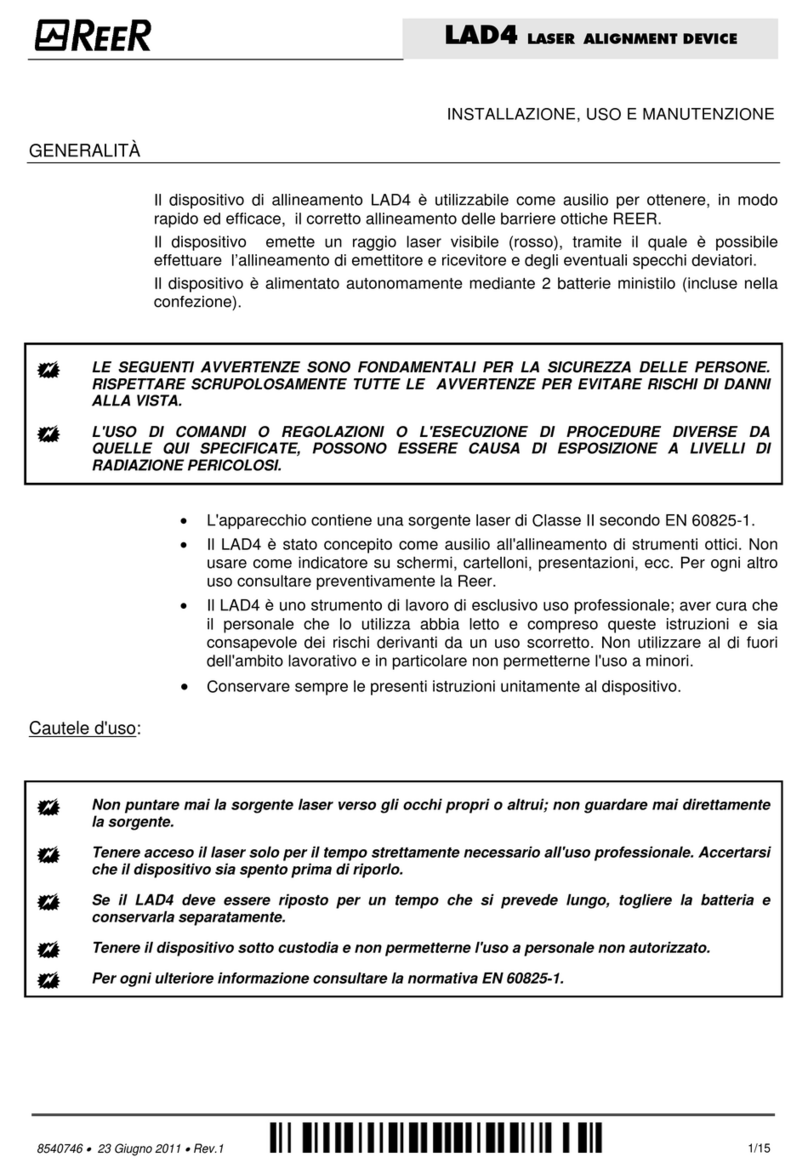 Reer LAD4 User guide