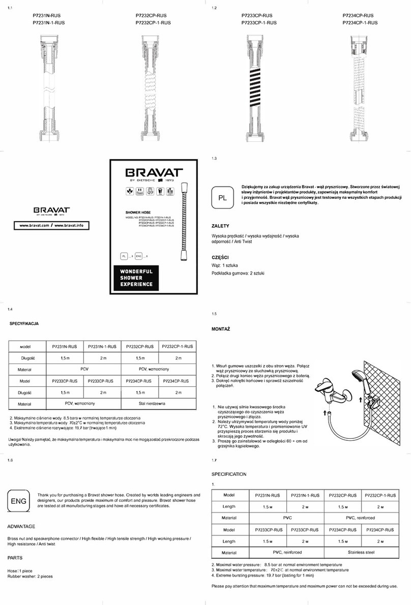 Dietsche Bravat P7231 N-RUS User manual Dietsche Bravat P7231 N-RUS User manual