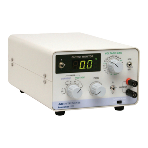 ADInstruments ML1101 owner's guide