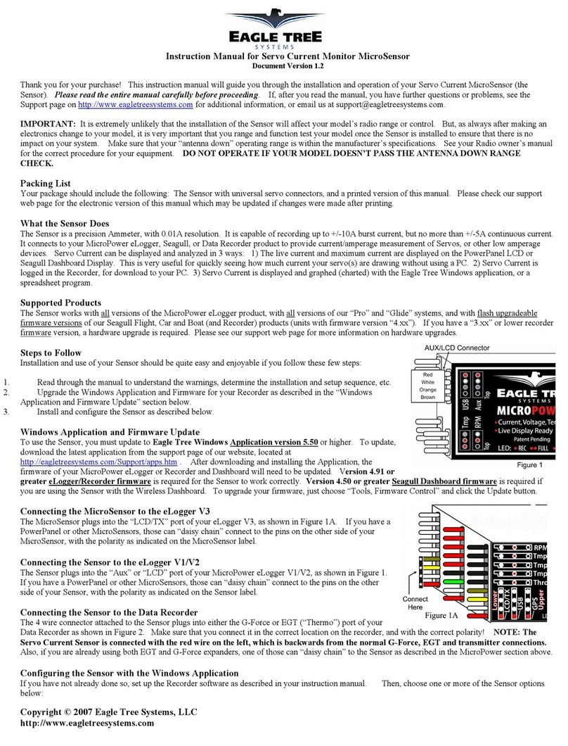 Eagle Tree Systems MicroSensor User manual