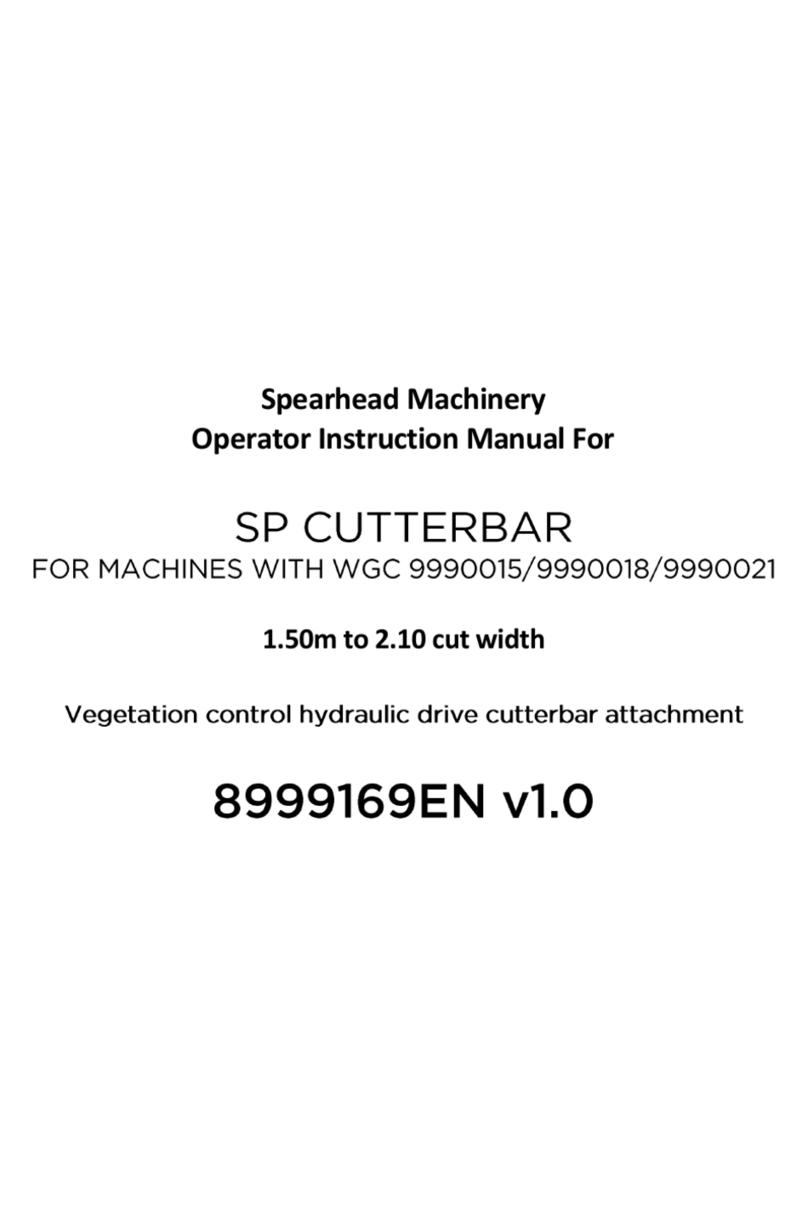 Spearhead SP15 Trisaw Operator instructions