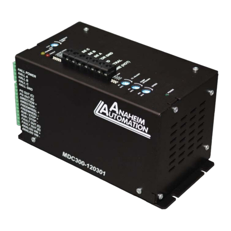 Anaheim Automation MDC300-120301 Series User manual