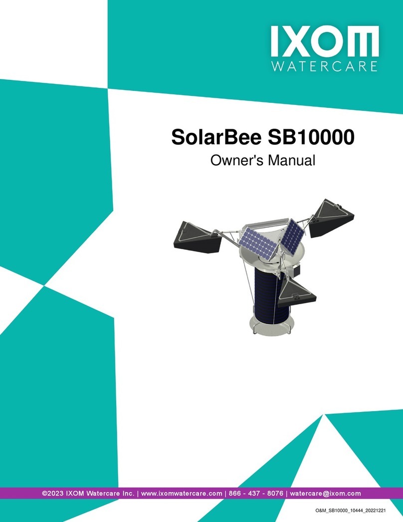 IXOM SolarBee SB10000 User manual IXOM SolarBee SB10000 User manual