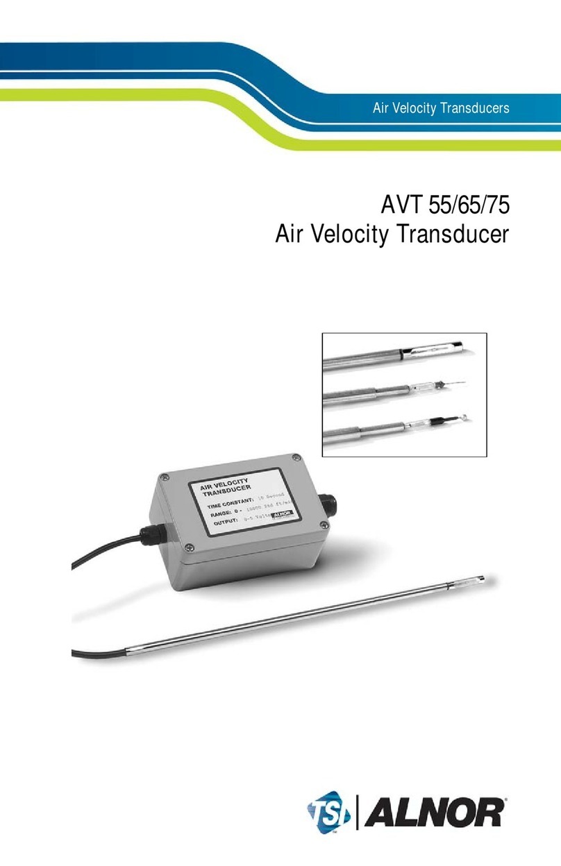 TSI Instruments ALNOR AVT 55 manual