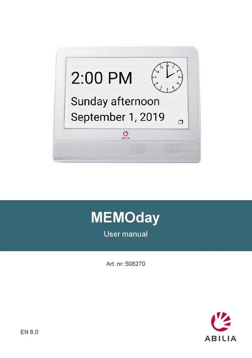 Abilia MEMOday User manual