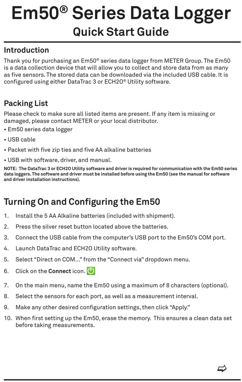 METER GROUP Em50 Series quick start guide
