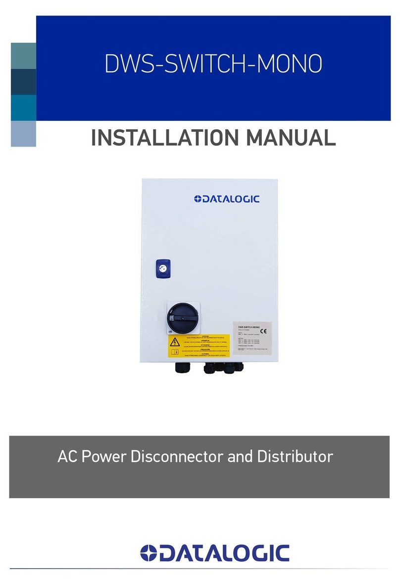 Datalogic DWS-SWITCH-MONO User manual