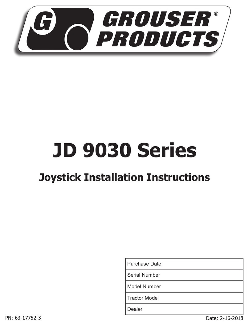 Grouser Products JD 9030 Series User manual