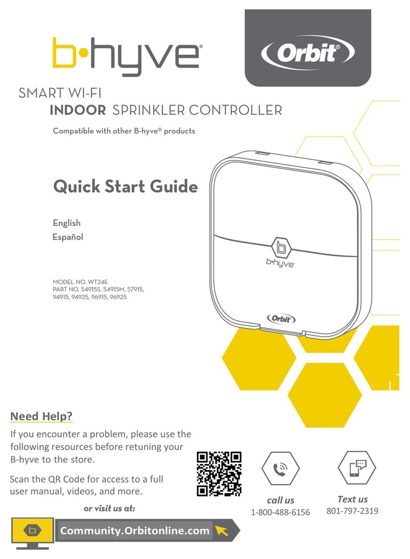 Orbit b-hyve WT24E User manual