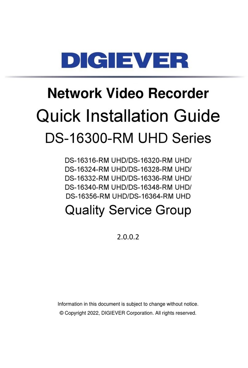 Digiever DS-16300-RM Pro+ Series User manual