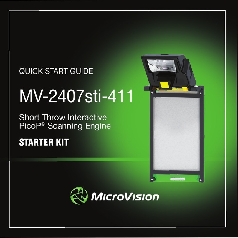 MicroVision MV-2407sti-411 quick start guide