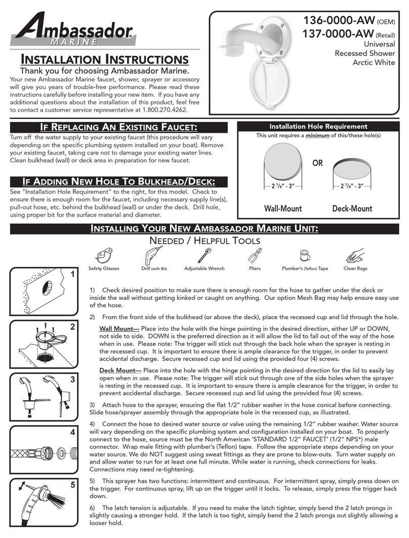 AMBASSADOR 136-0000-AW installation instructions