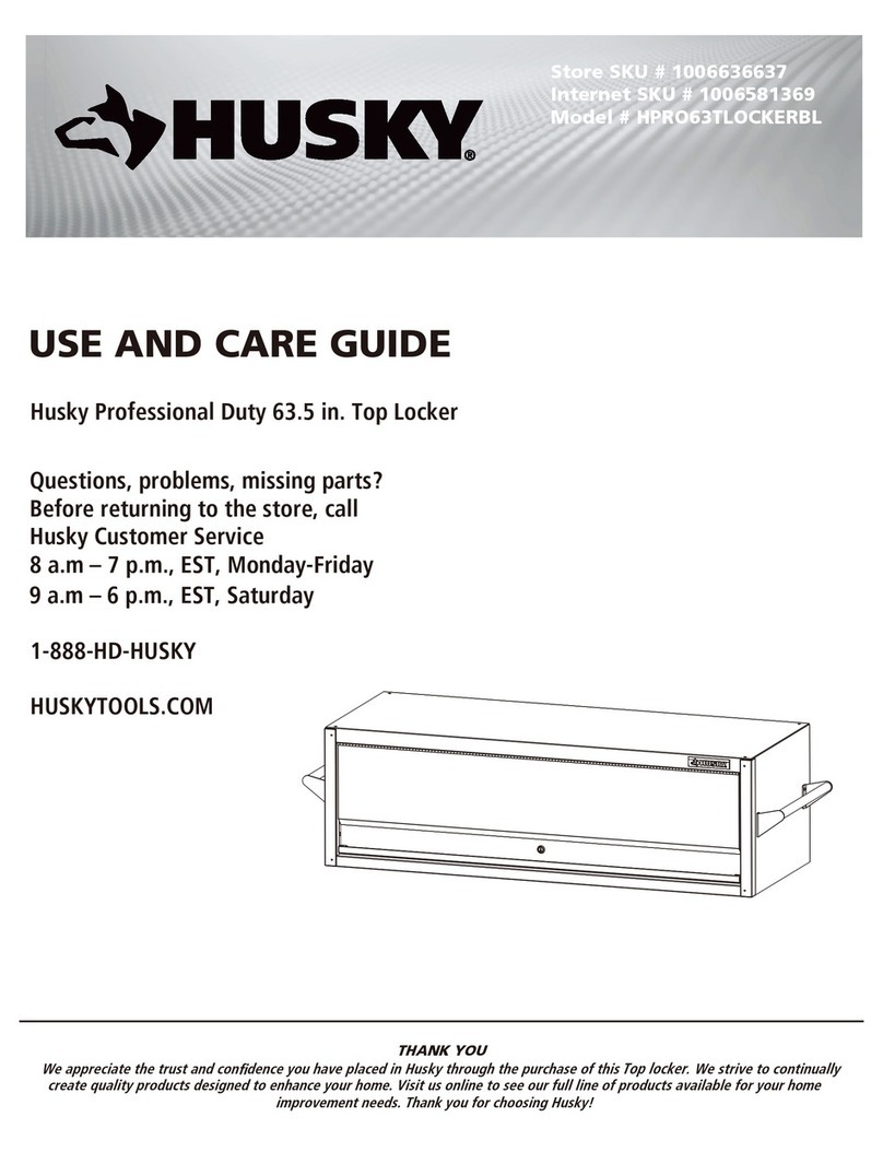 Husky HPRO63TLOCKERBL User manual