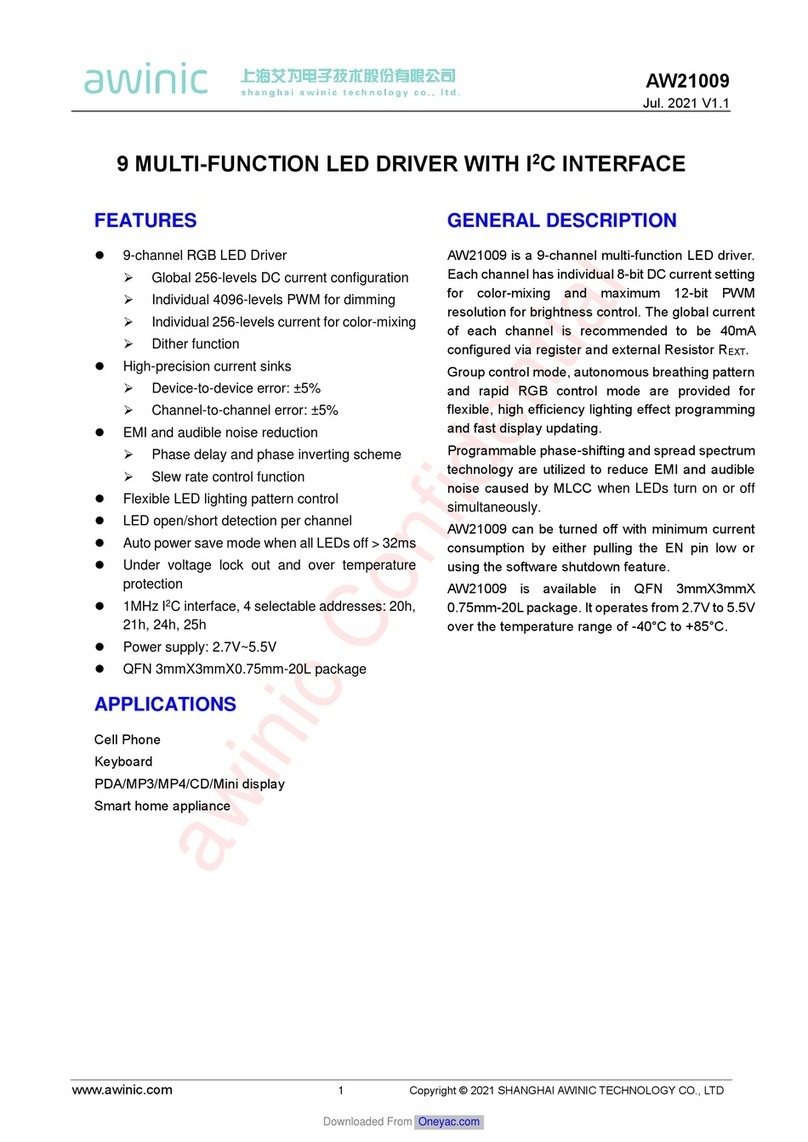AWINIC AW21009 manual