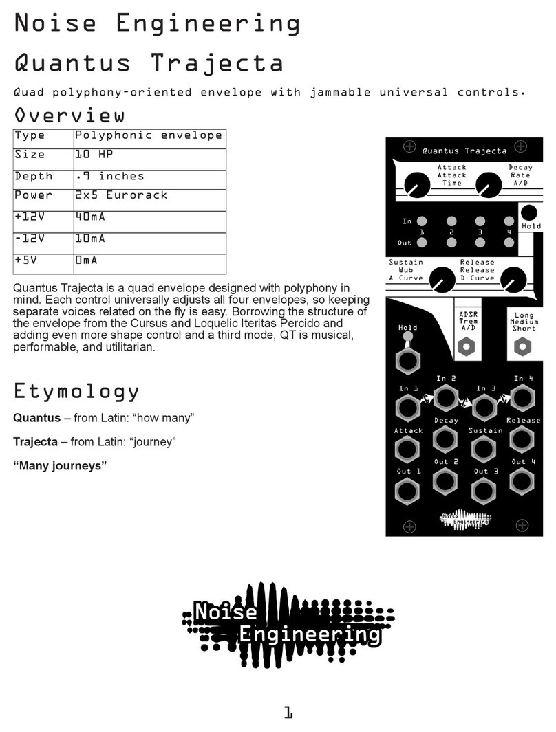 Noise Engineering Quantus Trajecta User manual