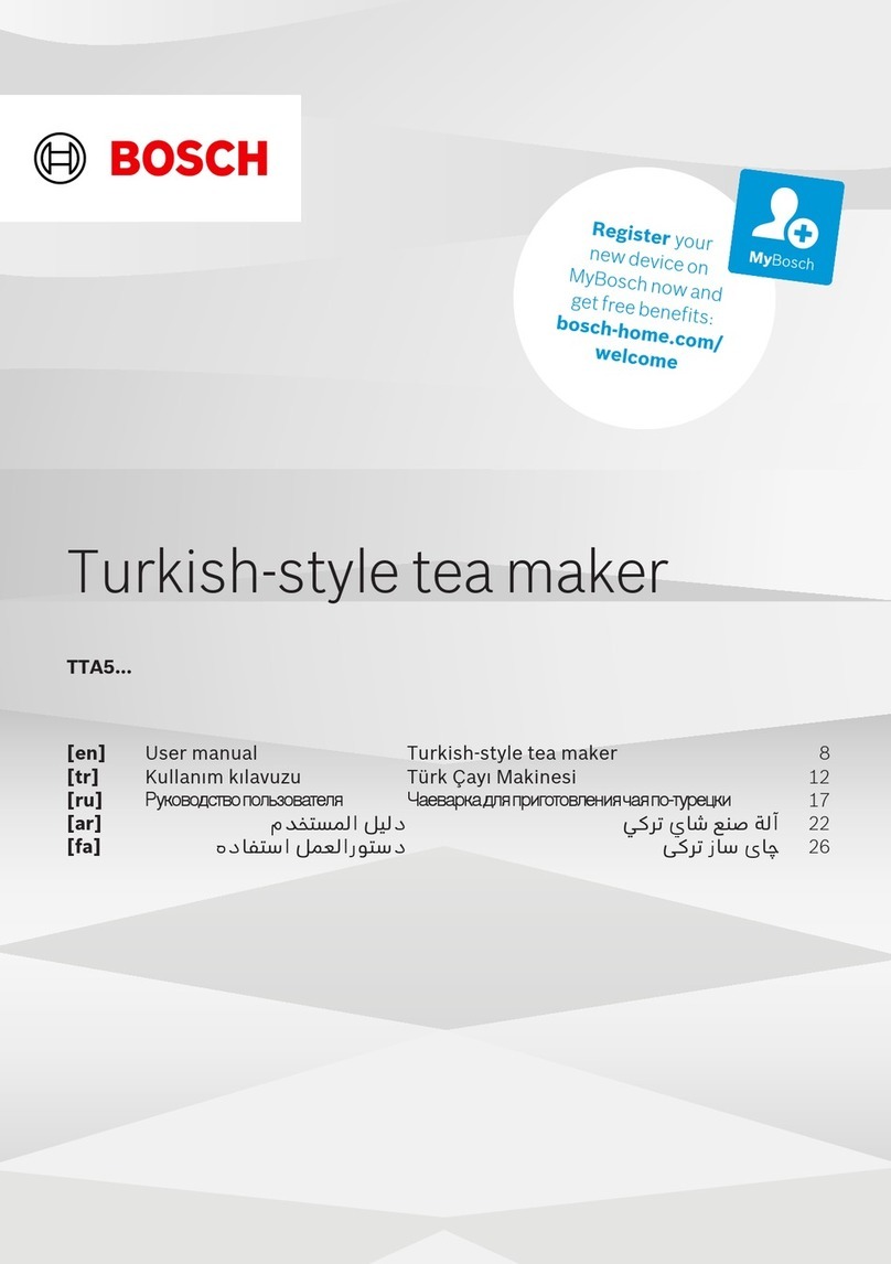 Bosch TTA5 Series user manual