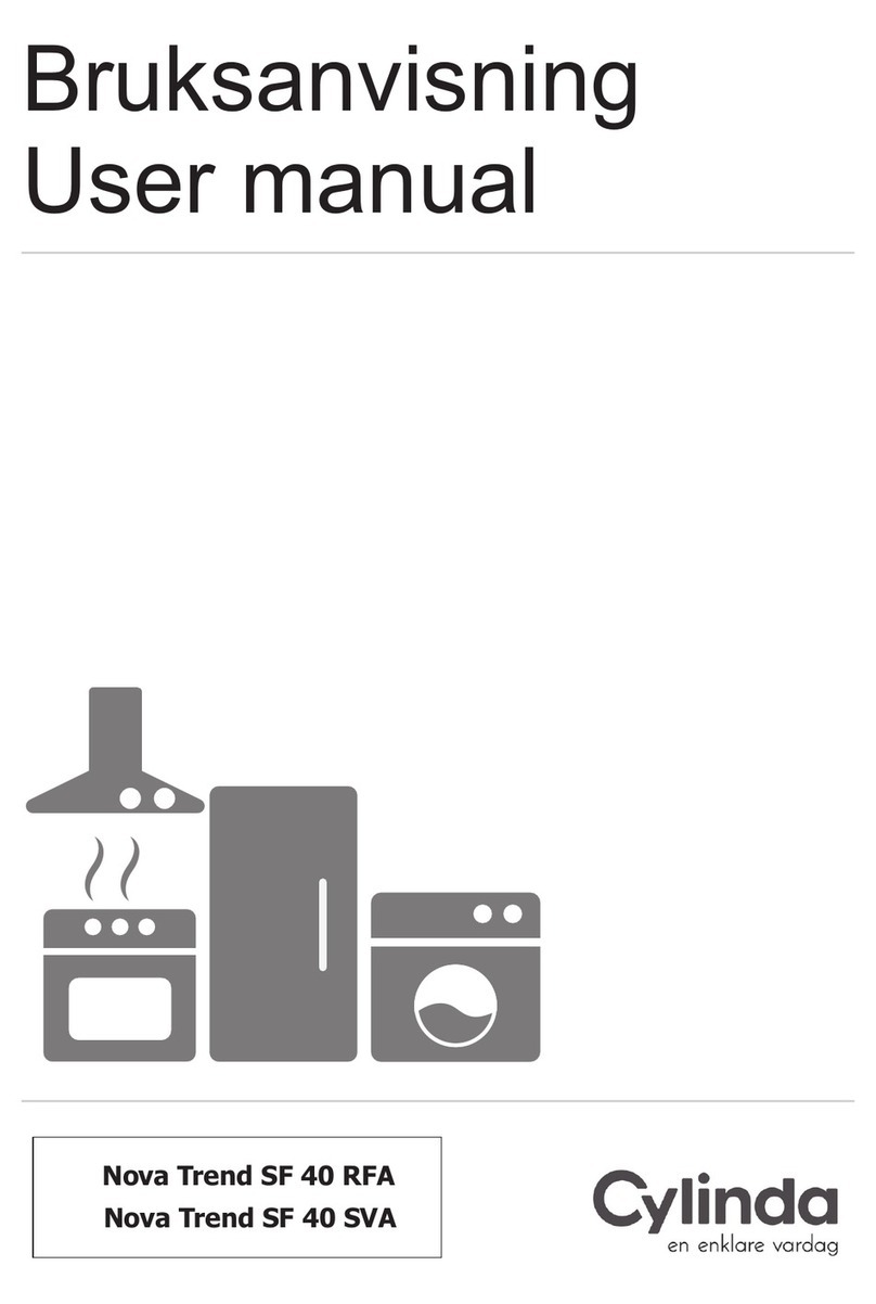 Cylinda Nova Trend SF 40 RFA user manual