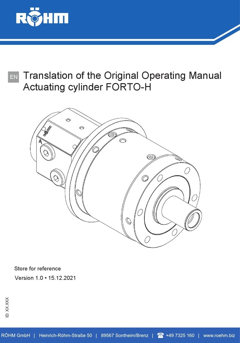 Rohm FORTO-H 70 Operational manual