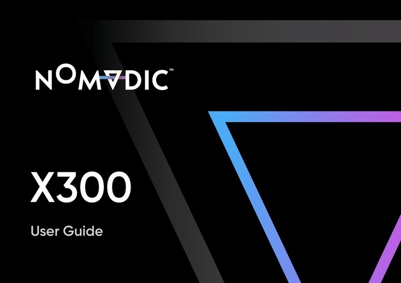 Nomadic X300 User manual