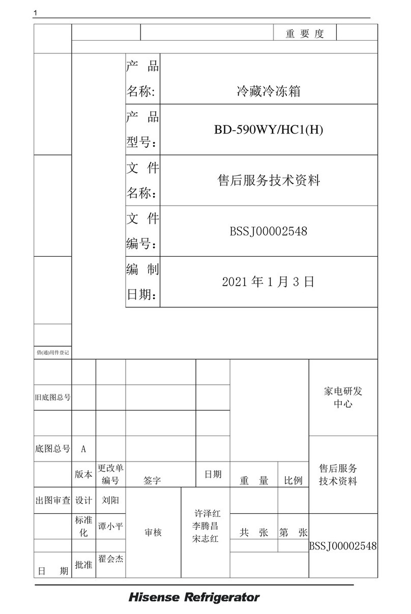 Hisense RS-77WC1SQD/UPE-001 User manual