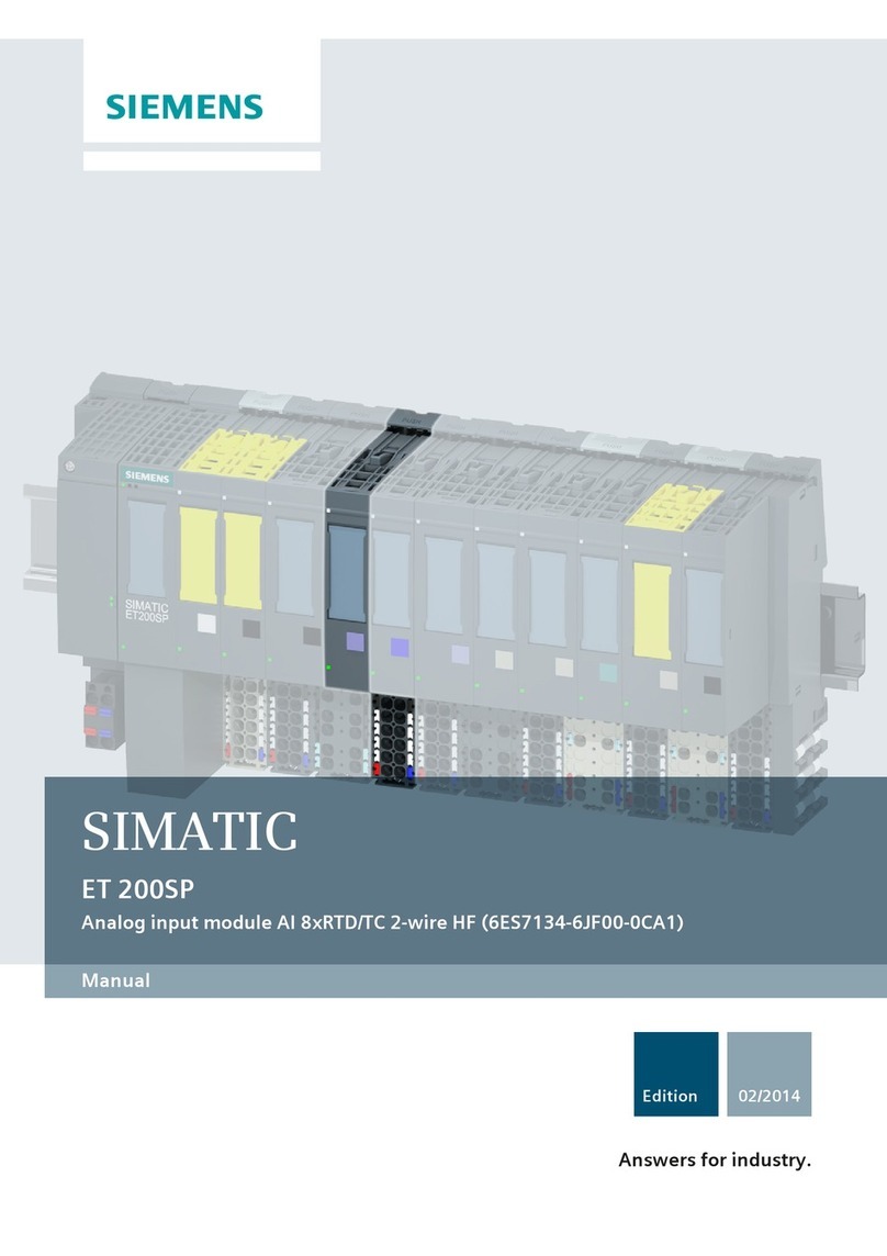 Siemens SIMATIC ET 200SP manual