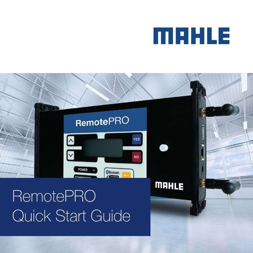 MAHLE RemotePRO quick start guide
