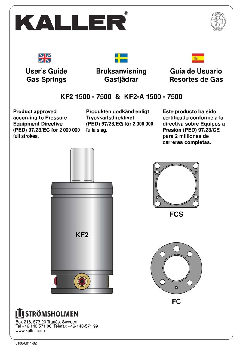 Kaller KF2 1500 - 7500 user guide