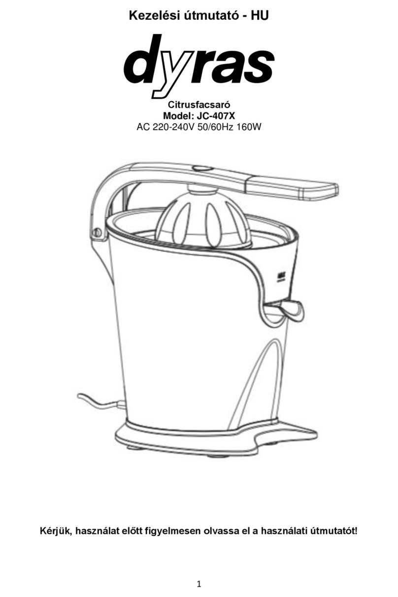 dyras JC-407X User manual