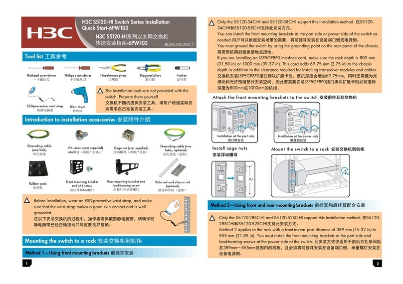 H3C S5120-HI Series User manual H3C S5120-HI Series User manual