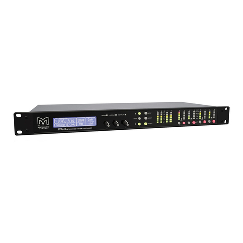 Martin Audio DX4.0 User manual Martin Audio DX4.0 User manual