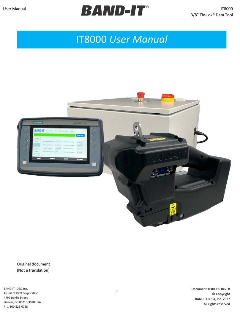 Band-it IT8000 User manual