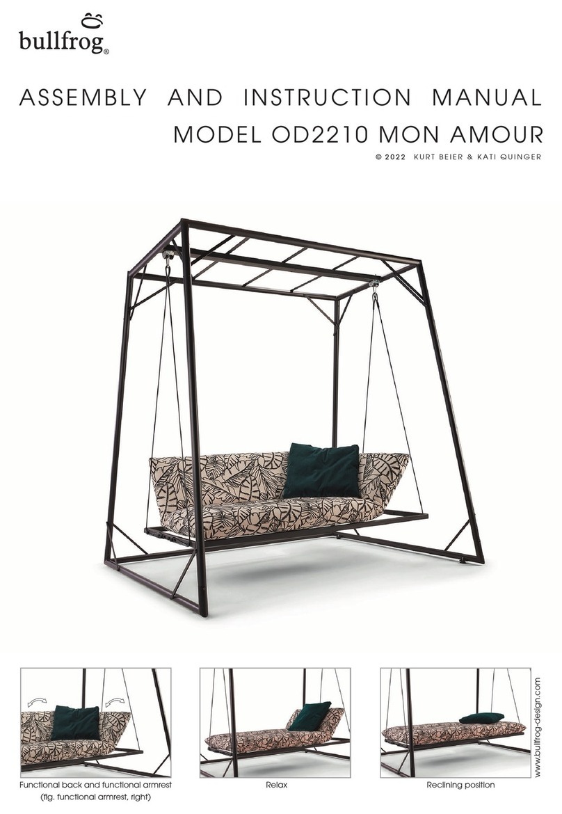 BullFrog MON AMOUR OD2210 Assembly and instruction manual