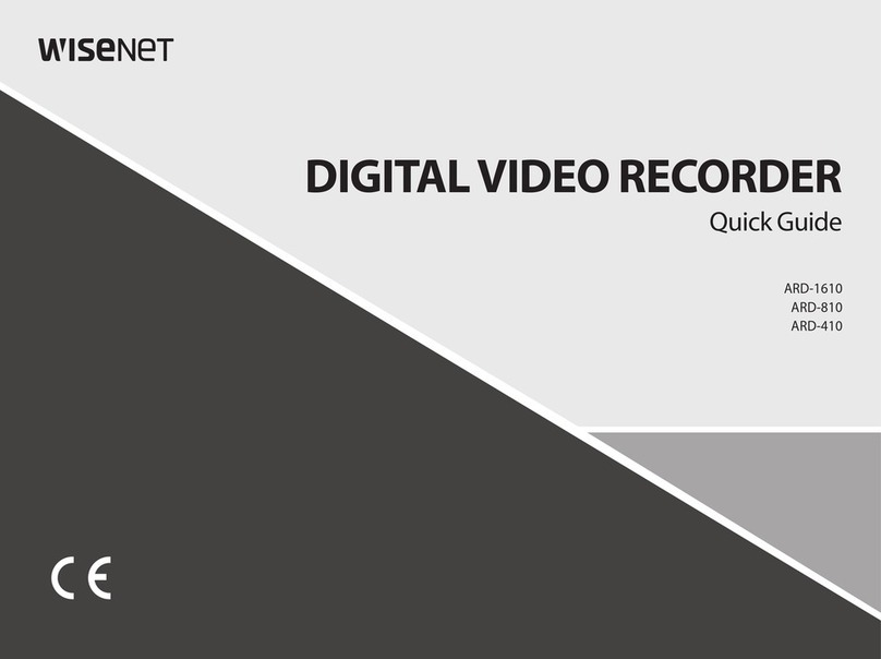 Wisenet ARD-1610 User manual