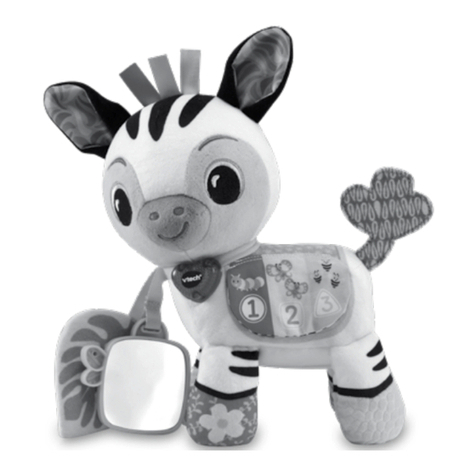 VTech Baby On-the-Go Soft Zebra User manual