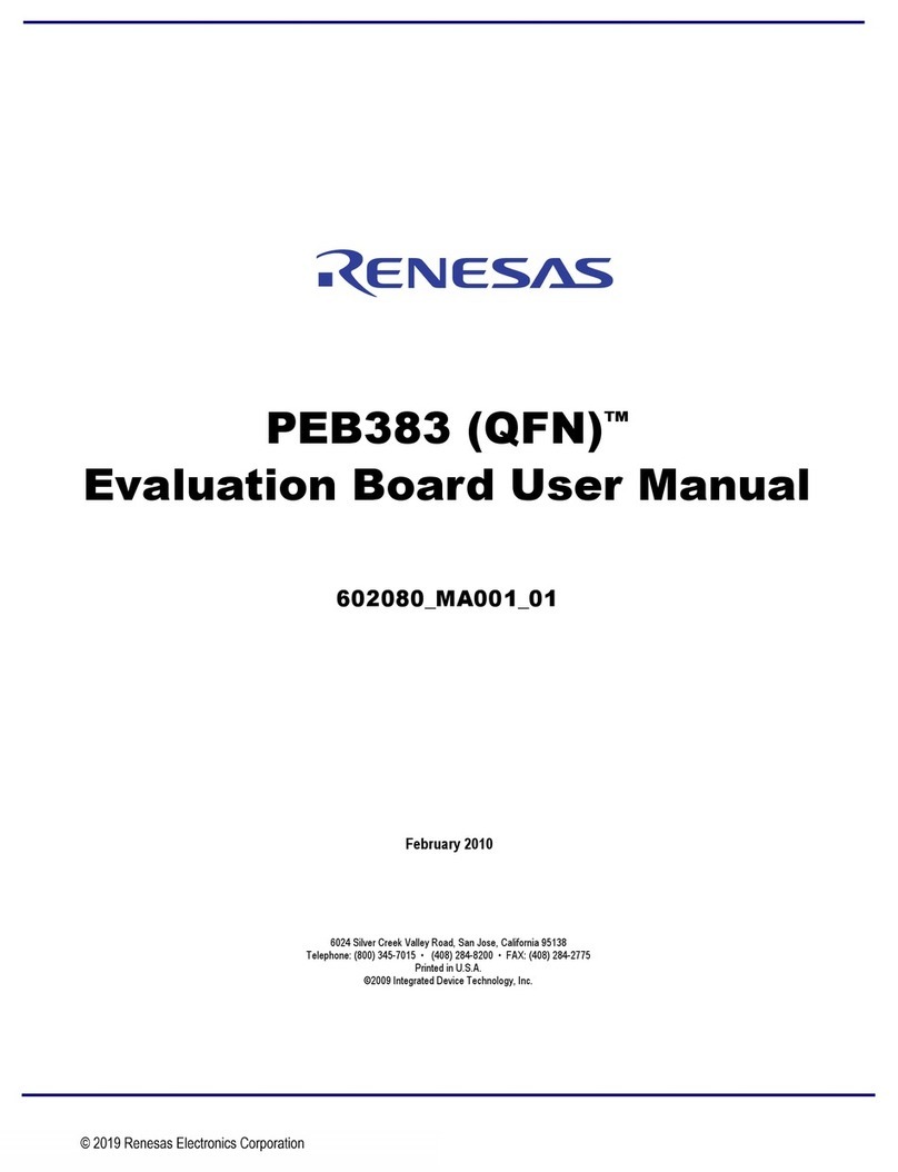 Renesas PEB383 QFN User manual