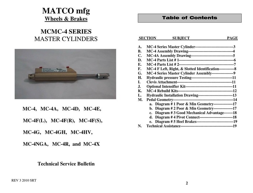 Matco MCMC-4 Series Technical service bulletin