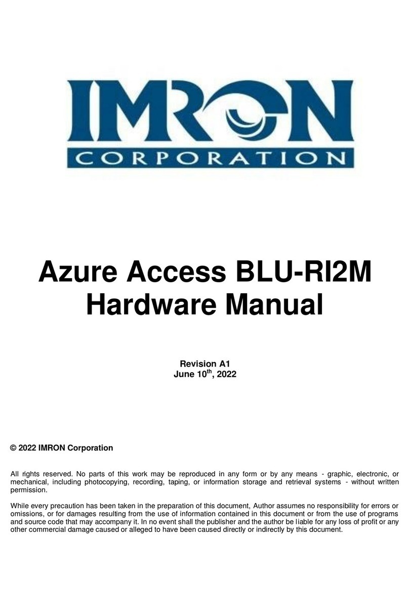 Imron Corporation Azure Access BLU-RI2M Hardware manual