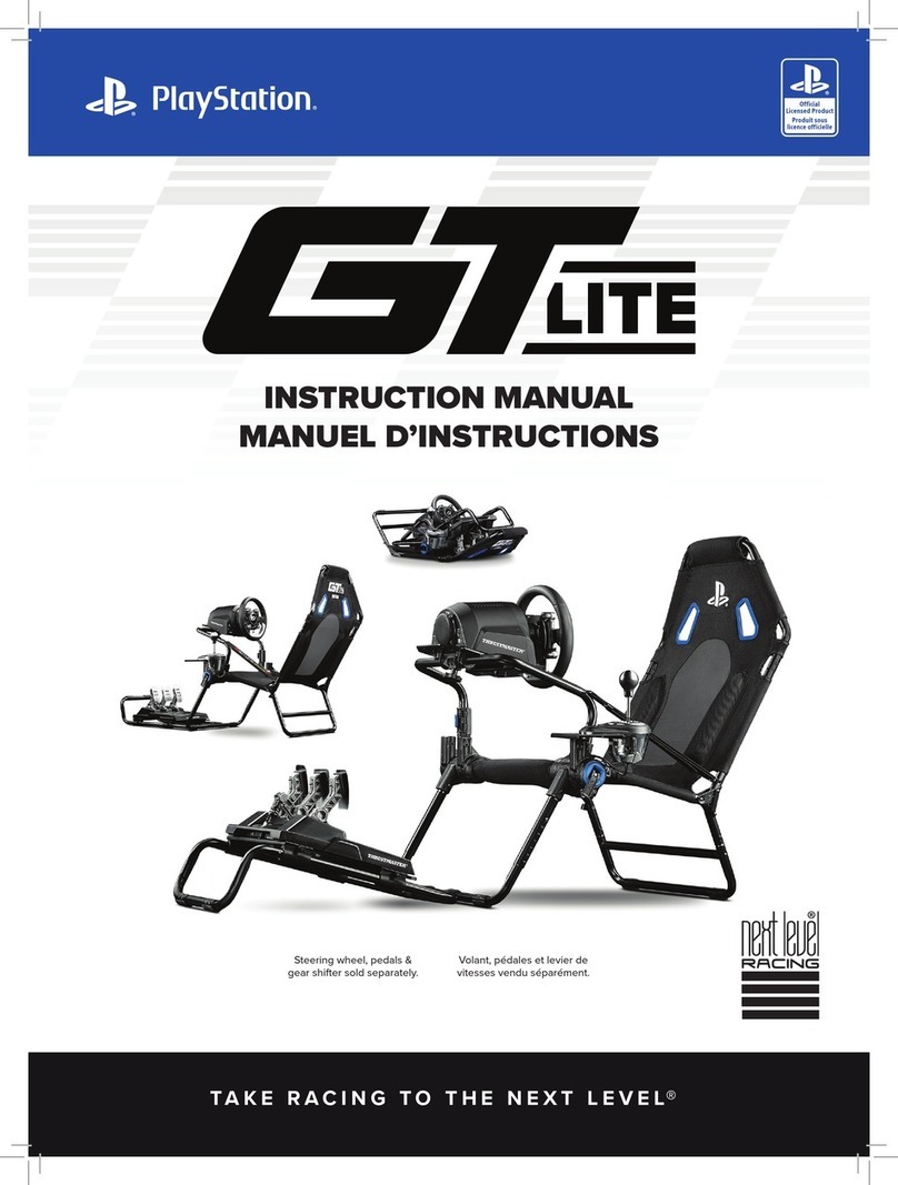 Next Level Racing PlayStation GT LITE User manual Next Level Racing PlayStation GT LITE User manual