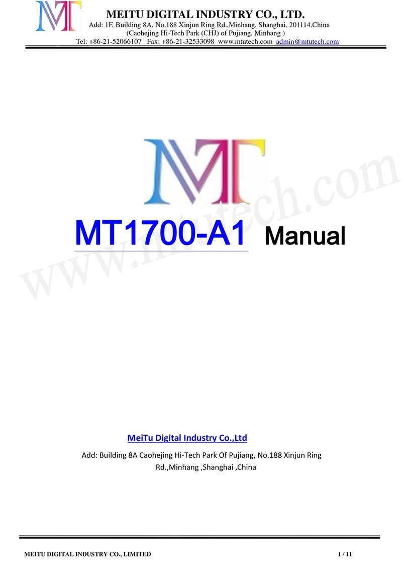 MT MT1700-A1 manual