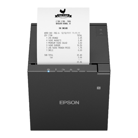 Epson TM-m30III Use and care manual