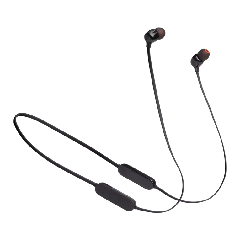 Harman JBL TUNE125BT User manual