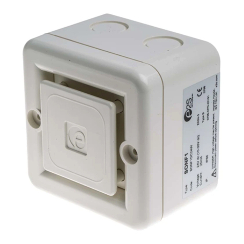 E2S SONF1 Series Instructions/service manual