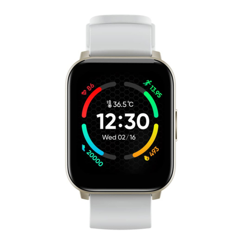 Xiaomi realme TechLife Watch S100 quick start guide