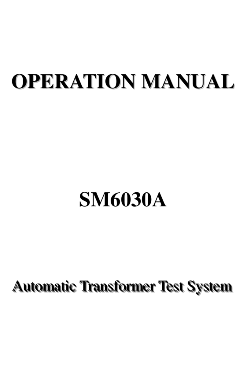 Scientific SM6030A Operation manual