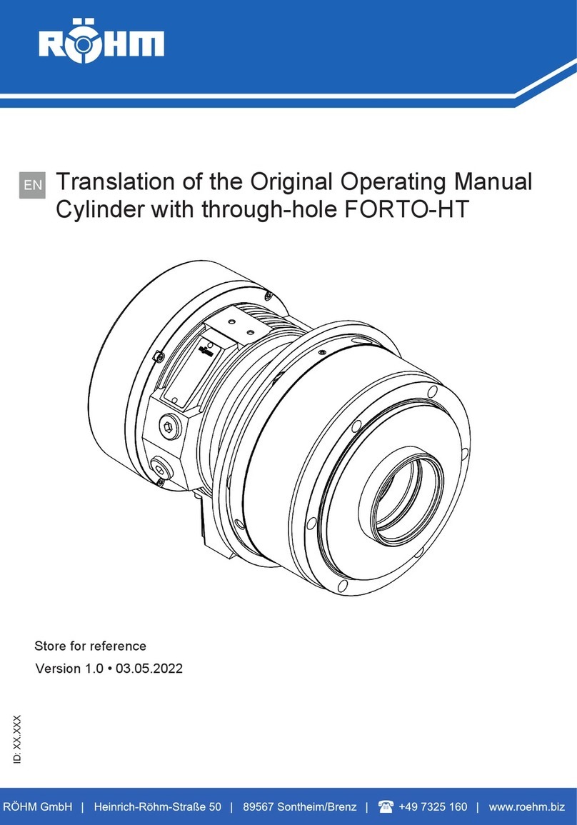 Rohm FORTO-HT 37/70 Translation of the original operating manual